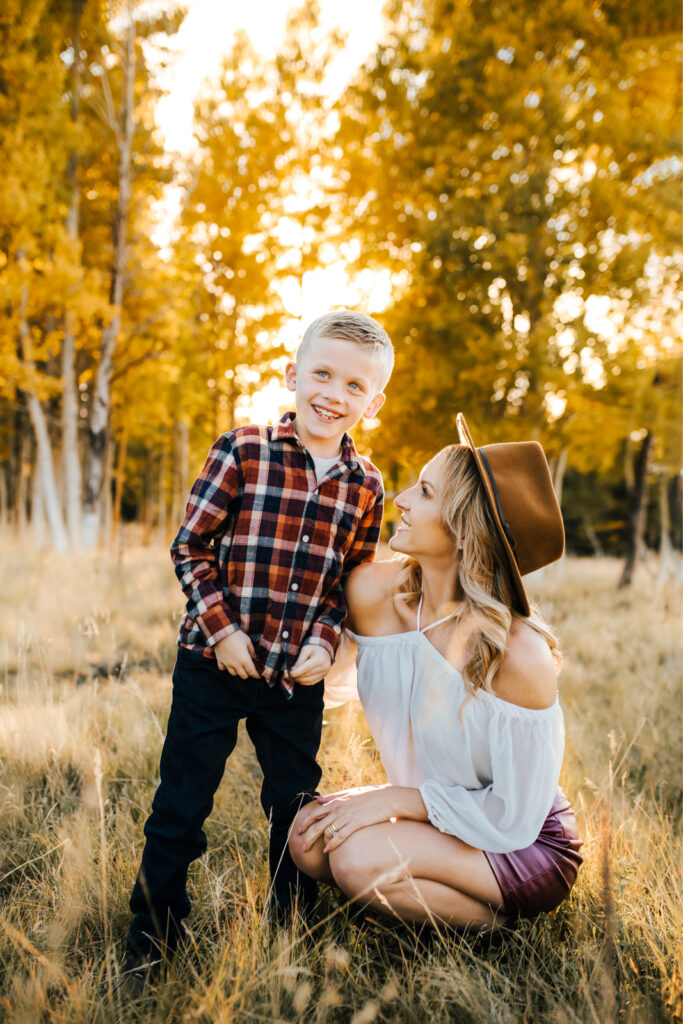 Flagstaff, Arizona family photography at Aspen Corner